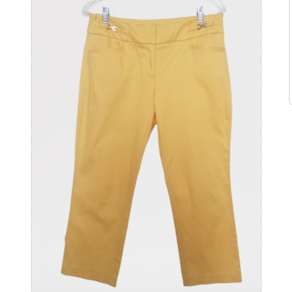 Capri yellow pants 7th Avenue
